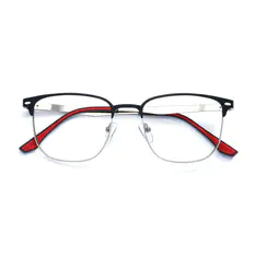 Square Gray/Silver Eyeglasses