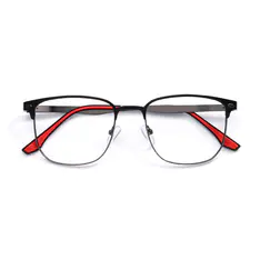 Square Gray Eyeglasses