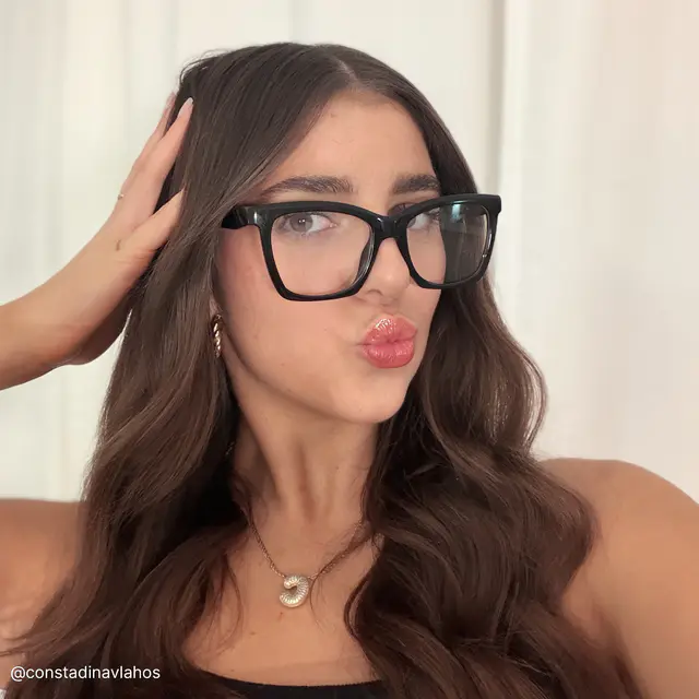 Square Black Eyeglasses