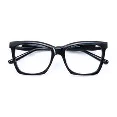 Square Black Eyeglasses