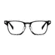 Square Black/White Eyeglasses