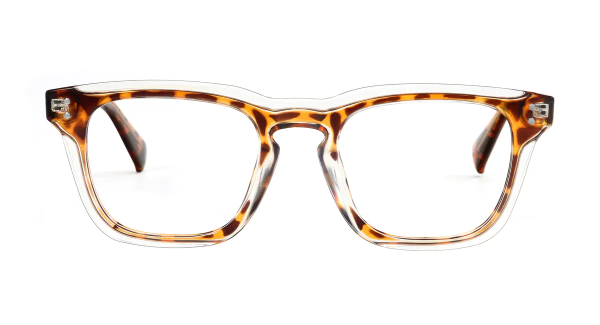 Square Tortoiseshell Eyeglasses
