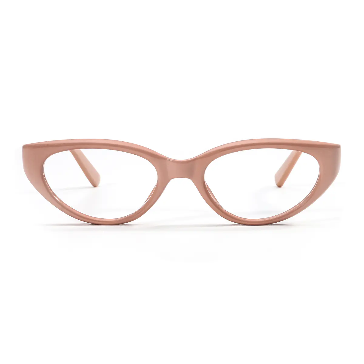 Oval Pink Eyeglasses