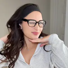 Square Black Eyeglasses
