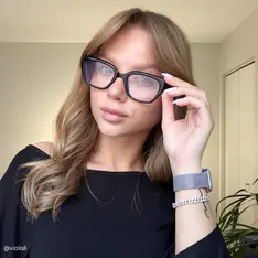 Square Black Eyeglasses