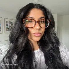 Square Tortoiseshell Eyeglasses
