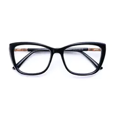 Cat-eye  Black Eyeglasses