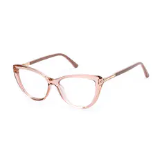 Car-eye Transparent Pink Eyeglasses