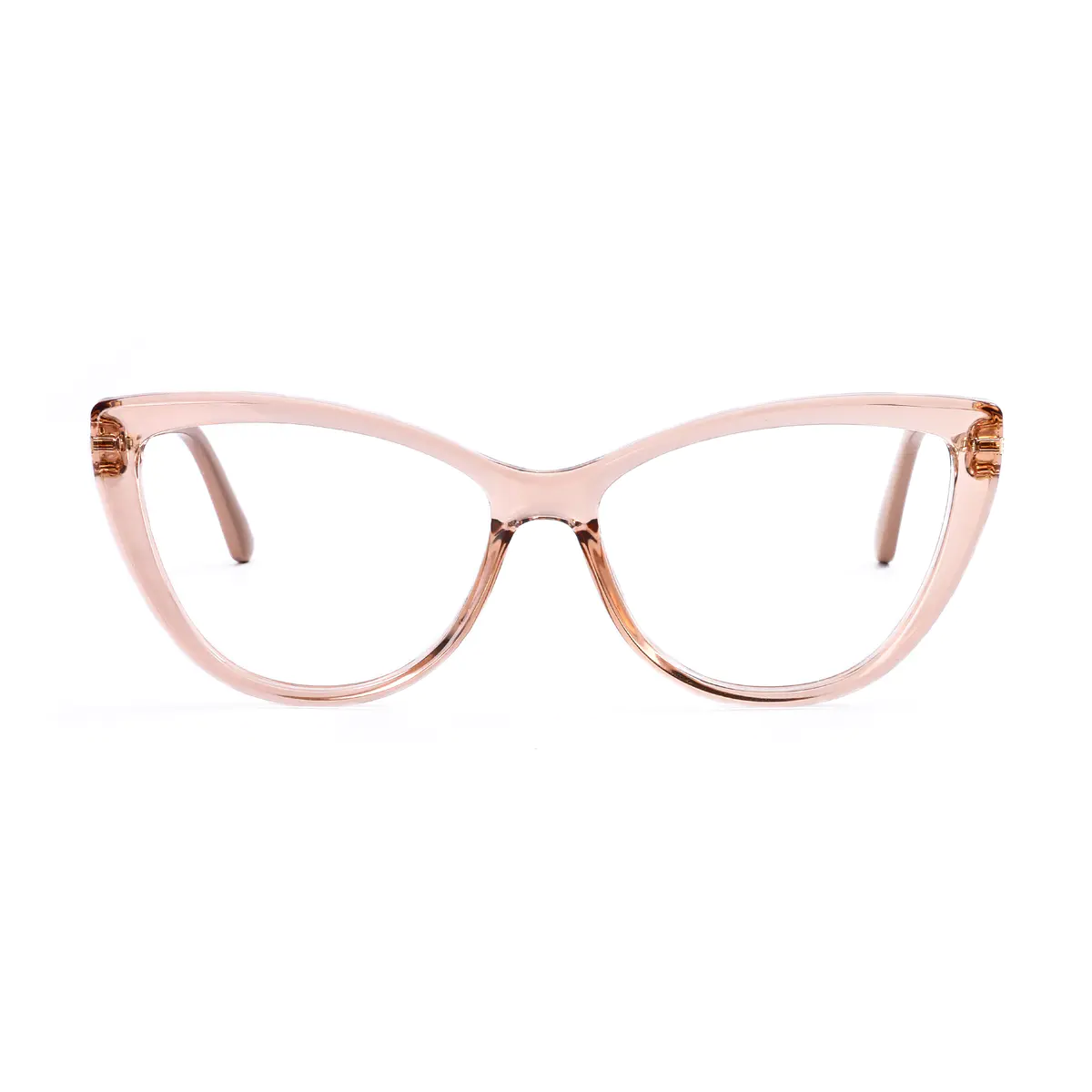 Car-eye Transparent Pink Eyeglasses