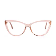 Car-eye Transparent Pink Eyeglasses