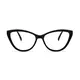 Cat-eye  Black Eyeglasses