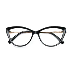 Cat-eye  Black Eyeglasses