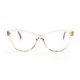 Cat-eye Transparent Amber Eyeglasses