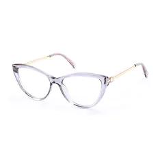 Cat-eye Transparent Purple Eyeglasses