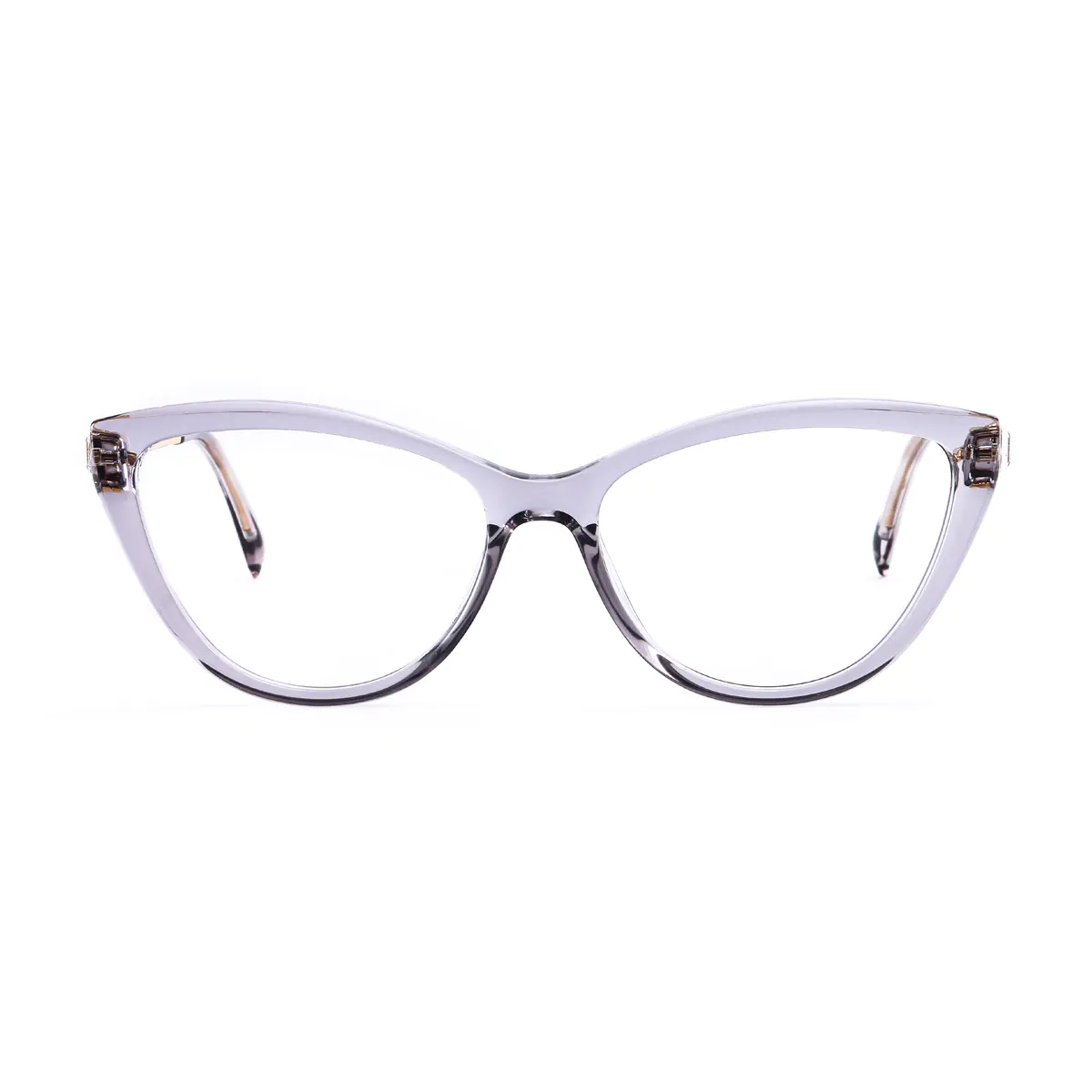 Cat-eye Transparent Purple Eyeglasses