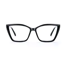 Square Black Eyeglasses