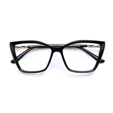 Square Black Eyeglasses