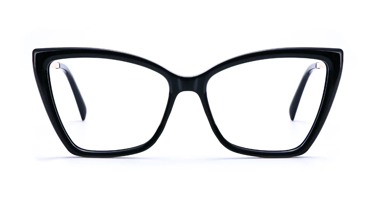 Cat-eye  Black Eyeglasses