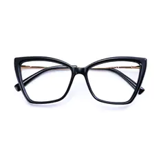 Cat-eye Black Eyeglasses