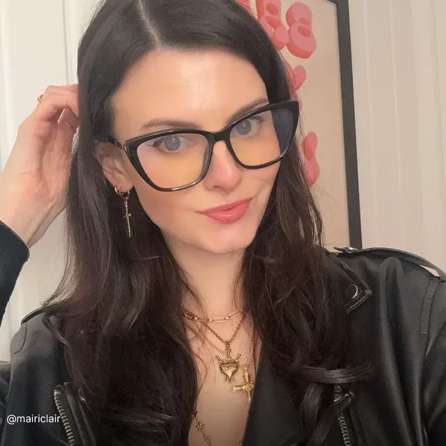Cat-eye Black Eyeglasses