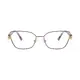 Rctangle Gray/Gold Eyeglasses