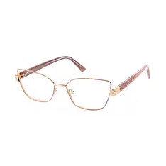 Rctangle Pink/Gold Eyeglasses