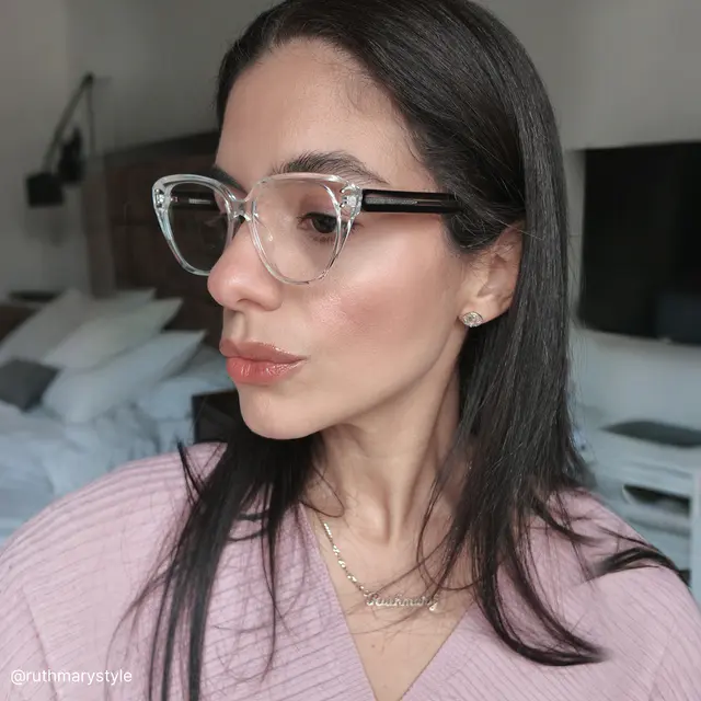 Cat-eye Clear Eyeglasses