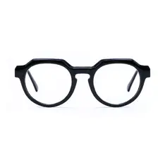 Oval Black Eyeglasses