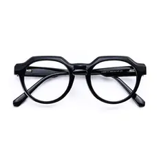 Oval Black Eyeglasses