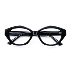 Oval  Black Eyeglasses
