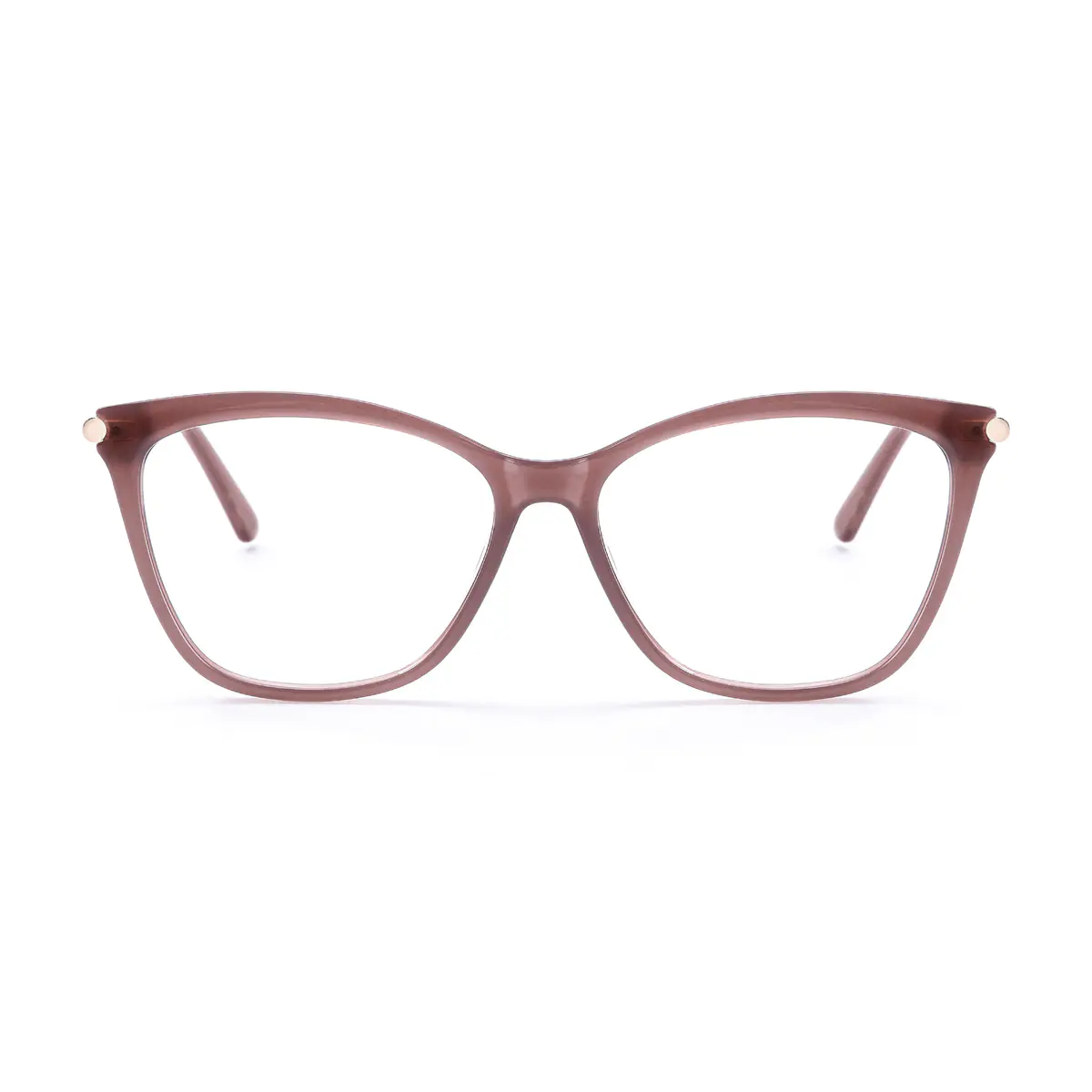 Square Pink Eyeglasses
