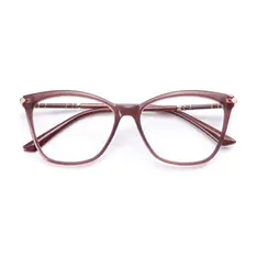 Square Pink Eyeglasses