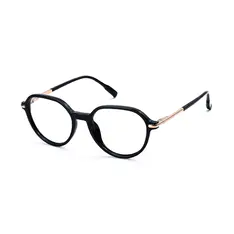 Oval Black Eyeglasses