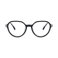 Oval Black Eyeglasses