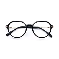 Oval Black Eyeglasses
