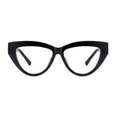 Oval Black Eyeglasses
