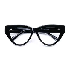 Oval Black Eyeglasses