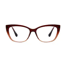 Square Brown Eyeglasses