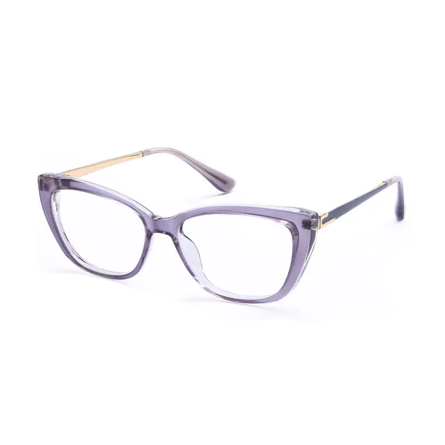 Square  Gradient Purple Eyeglasses