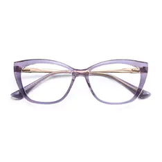 Square  Gradient Purple Eyeglasses