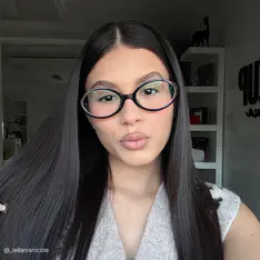 Oval Black Eyeglasses
