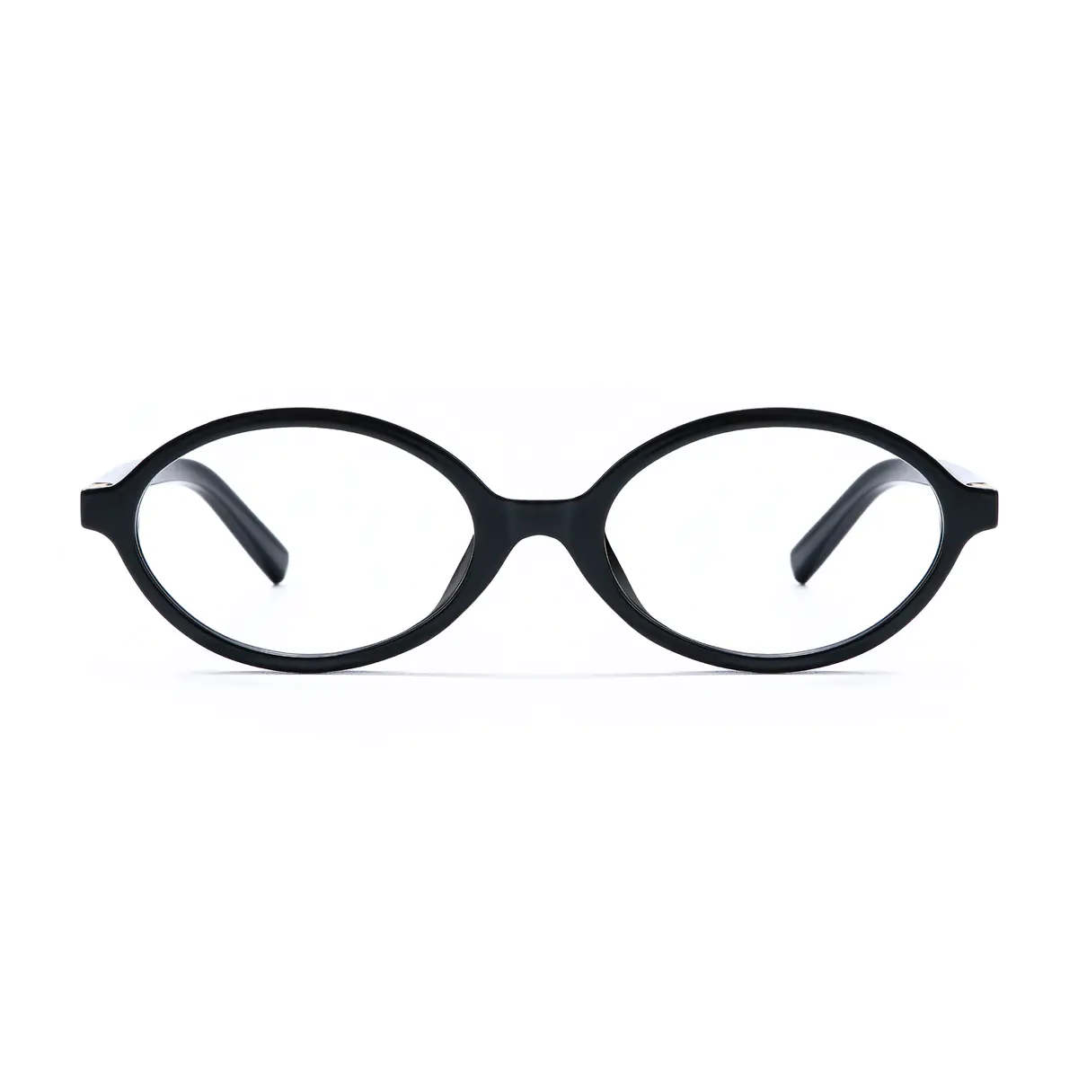Oval Black Eyeglasses