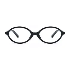 Oval Black Eyeglasses