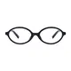 Oval Black Eyeglasses