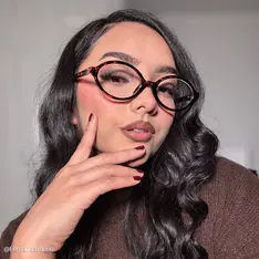 Oval Tortoiseshell Eyeglasses