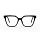 Geometric Black Eyeglasses