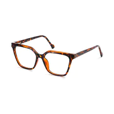 Geometric Tortoiseshell Eyeglasses