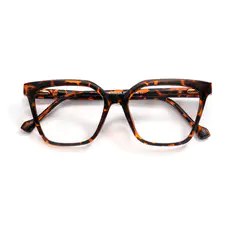 Geometric Tortoiseshell Eyeglasses