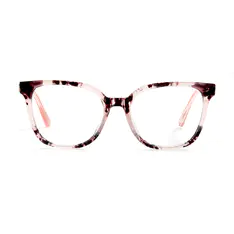 Square Pink/Tortoiseshell Eyeglasses