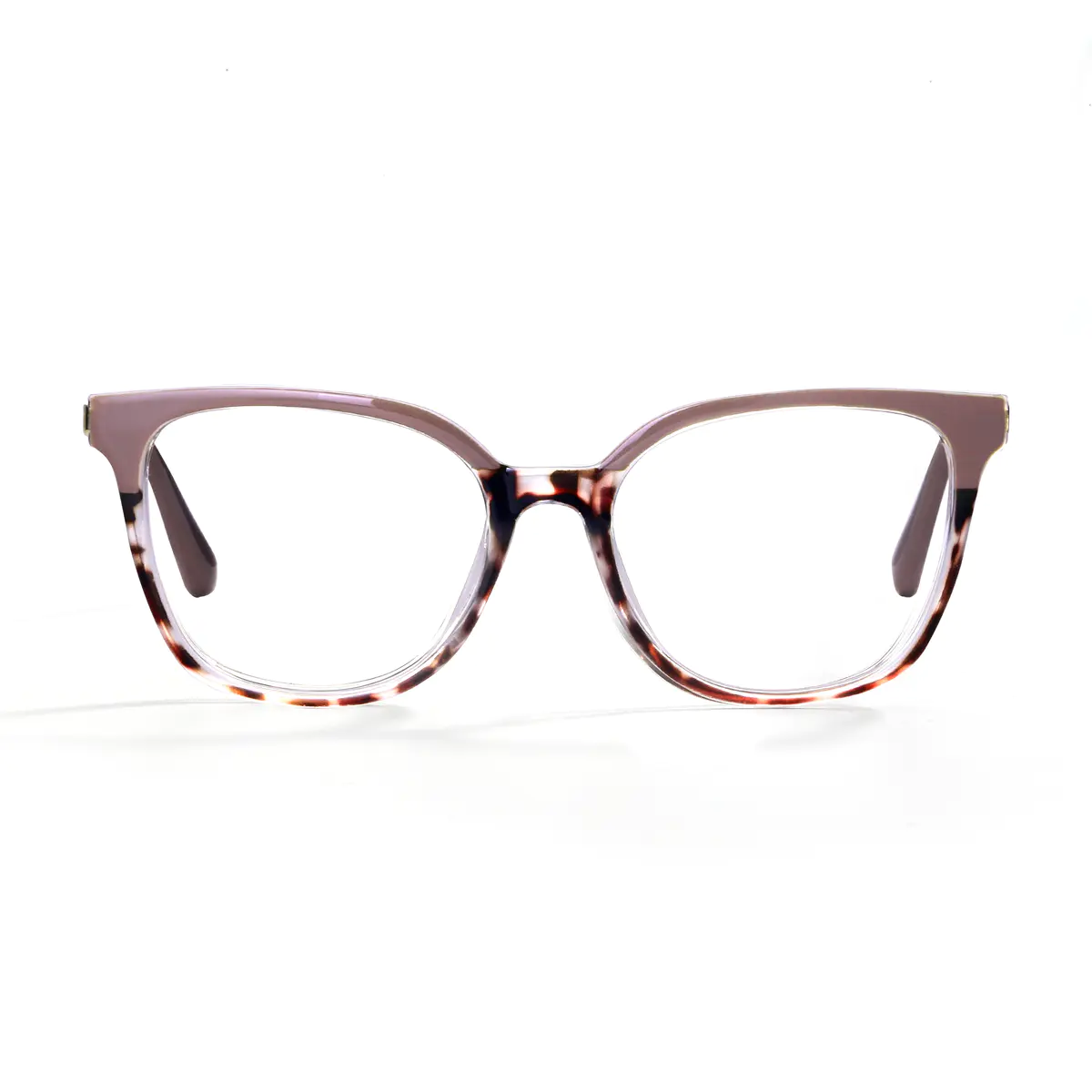 Round Gray/Tortoiseshell Eyeglasses